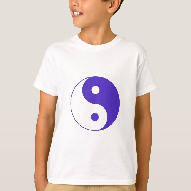 Lavender Purple Yin-Yang T-Shirt (Front)