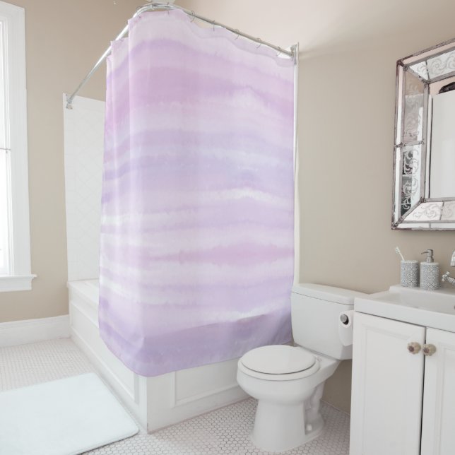 Lavender Rose Is My Favourite Colour Shower Curtai (In Situ)