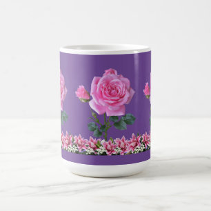 Lavender Rose Of Sharon Coffee Mug