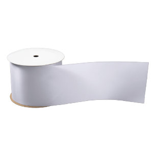Lavender Rose Soft Pale White Pastel Solid Colour Satin Ribbon