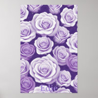 Lavender Roses Purple Roses Background