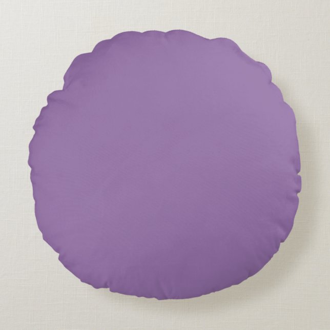 Lavender Round Pillow (Front)