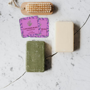 Lavender Scent Soap Label Sticker