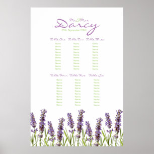Lavender Seating Chart