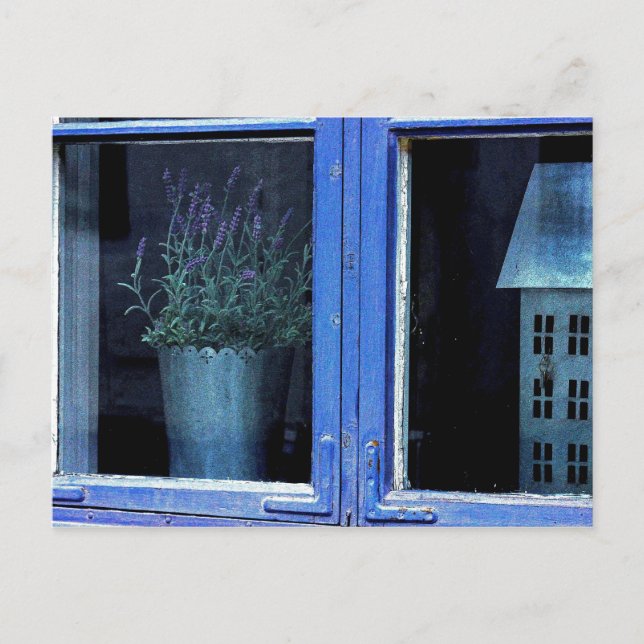 Lavender Shabby Chic Cottage Postcard (Front)