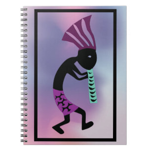 Lavender shades of Kokopelli Notebook