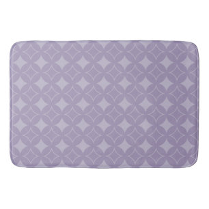 Lavender shippo pattern bath mat