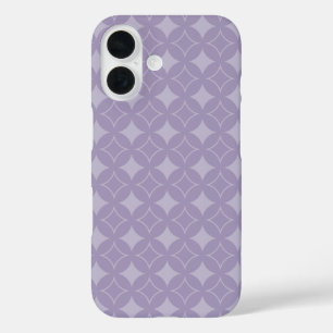 Lavender shippo pattern  iPhone 16 case