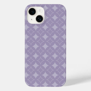 Lavender shippo pattern Case-Mate iPhone 14 case
