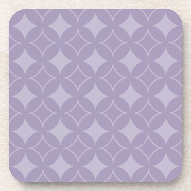 Lavender shippo pattern coaster (Front)