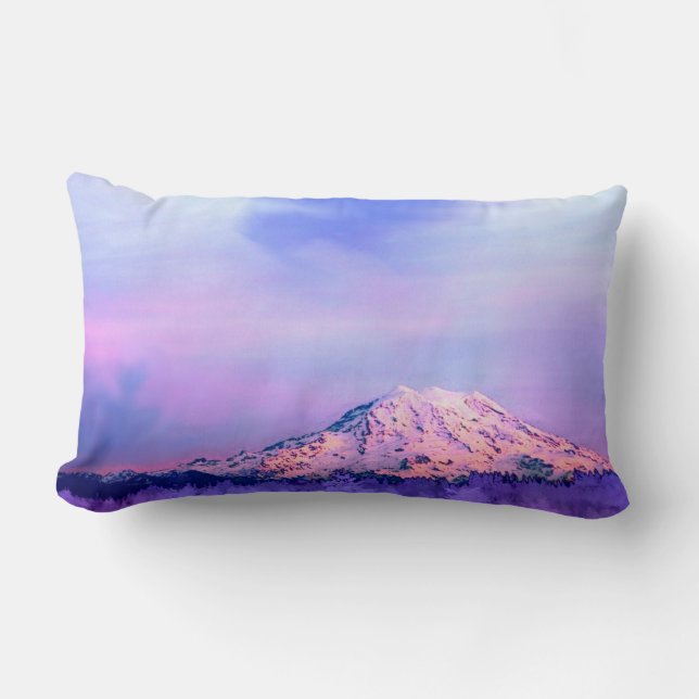 Lavender Sky Lumbar Pillow (Front)