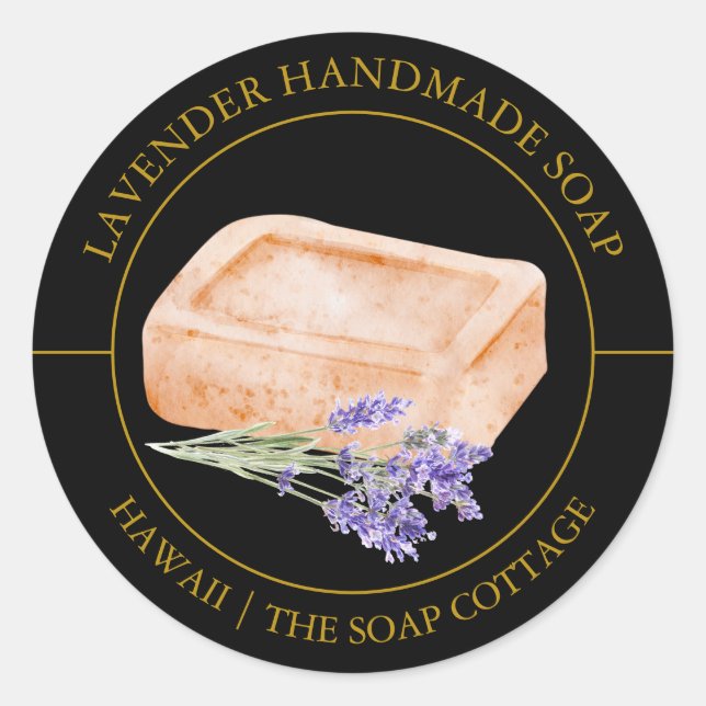 Lavender Soap label (Front)
