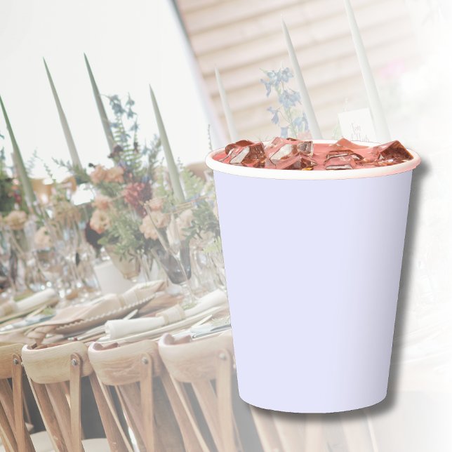 Lavender Solid Colour  Paper Cups (Creator Uploaded)