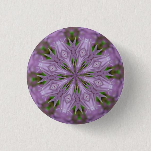 Lavender Splash Button (Front)