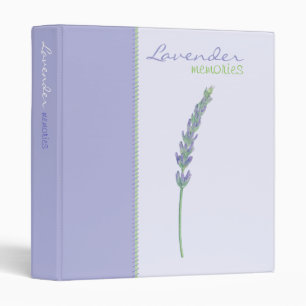 Lavender Sprig Avery Binder