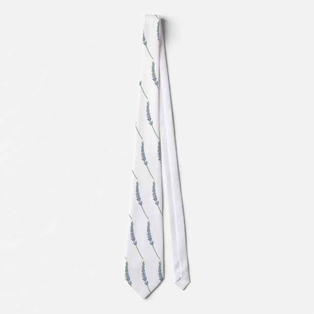 Lavender Sprig Tie (Front)
