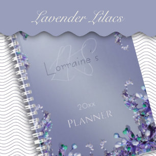 Lavender Spring Lilac Planner Notebook