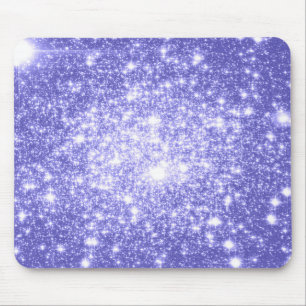 Lavender Stars Mouse Pad