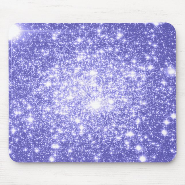 Lavender Stars Mouse Pad (Front)