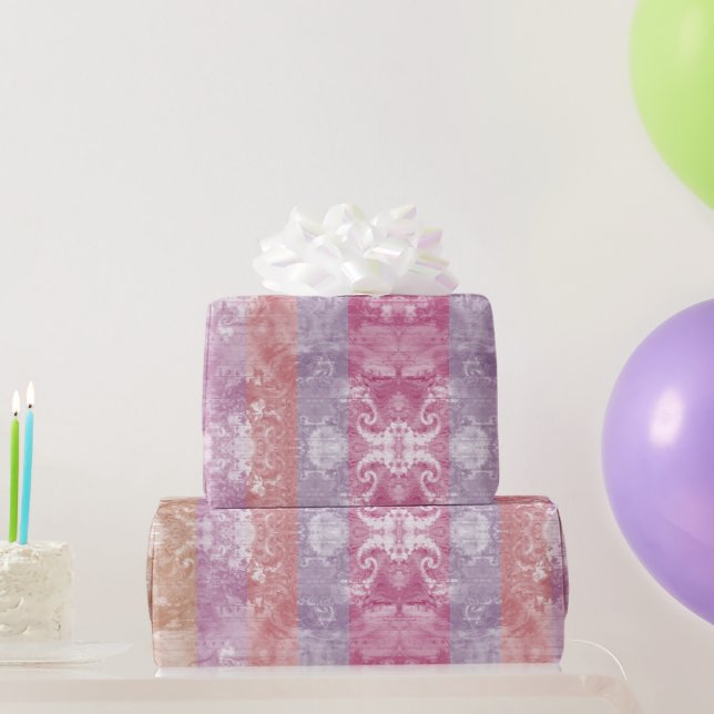Lavender Stripe Wrapping Paper (Party Gifts)