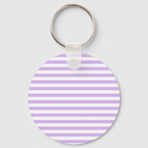 Lavender Striped Keychain