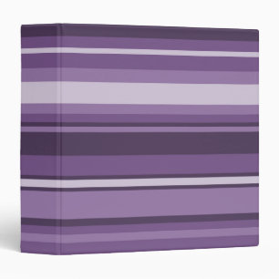 Lavender stripes binder