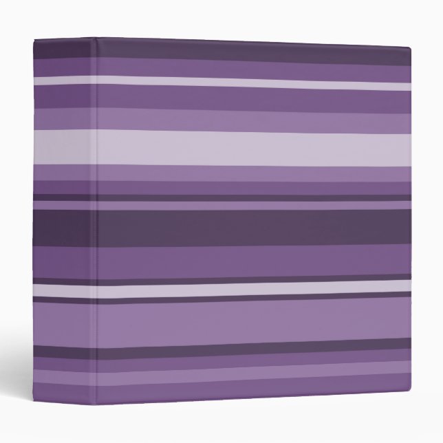 Lavender stripes binder (Front/Spine)