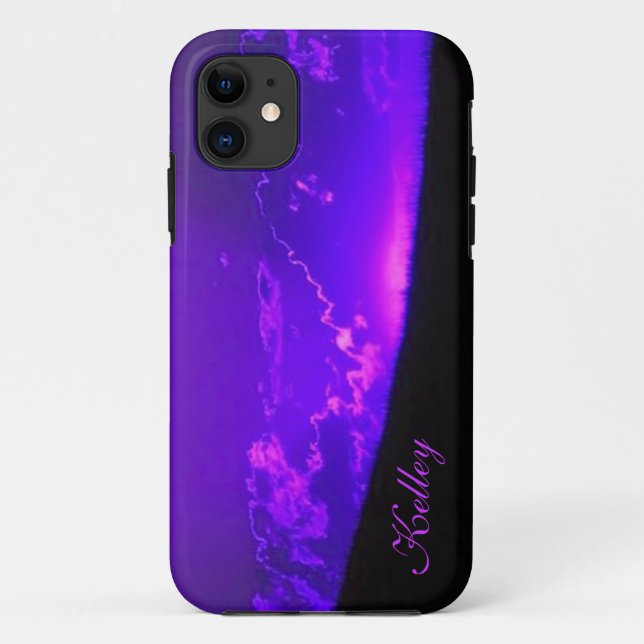Lavender Sunset iPhone 5 Case *Personalize* (Back)