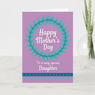 Lavender Sweet Mothers Day Card