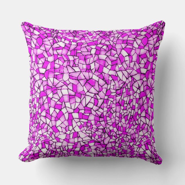 Lavender Throw Pillow (Front)