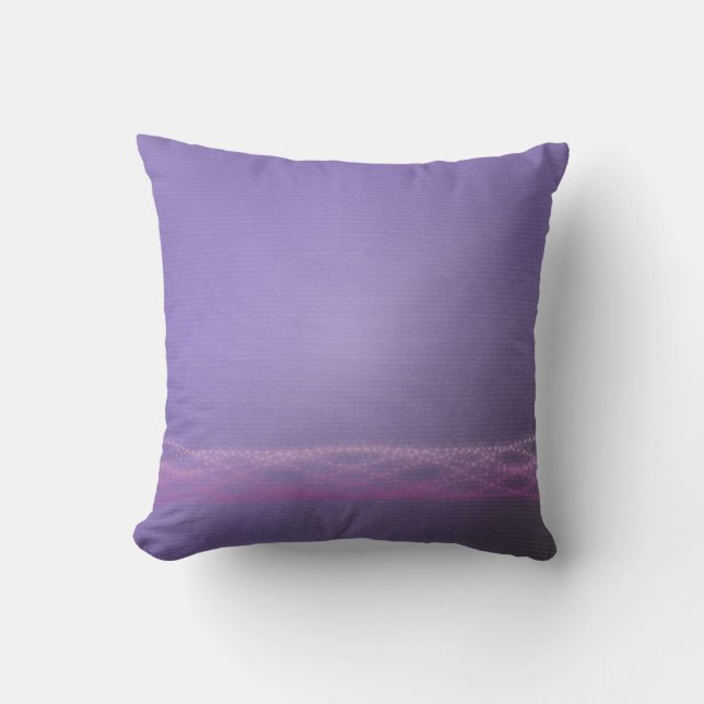 Lavender Throw Pillow (Front)