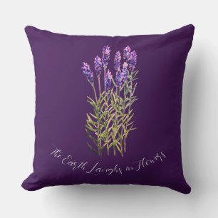 Lavender Throw Pillow