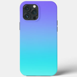 Lavender to Aqua Teal Gradient iPhone 13 Pro Max Case