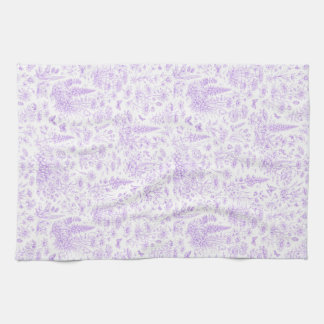 Lavender Toile Kitchen Towel