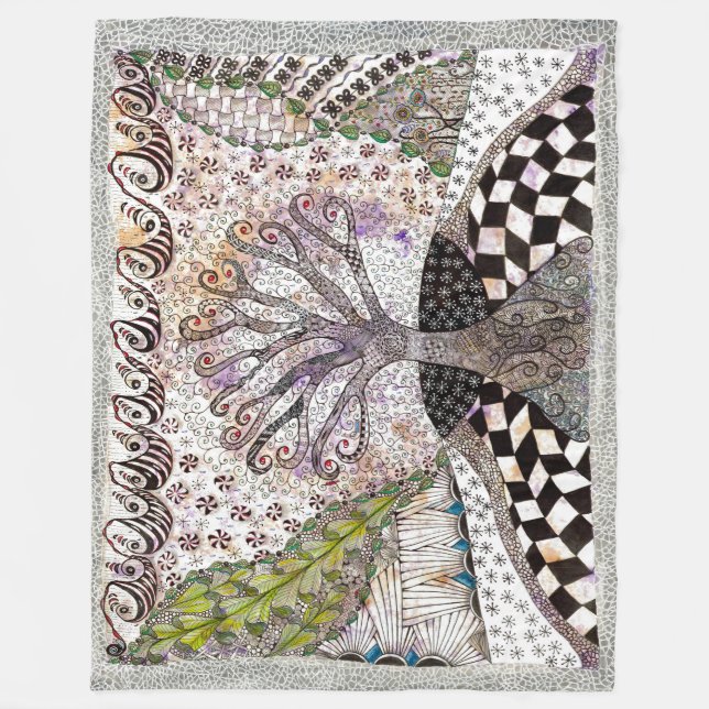 Lavender Tree Blanket (Front)