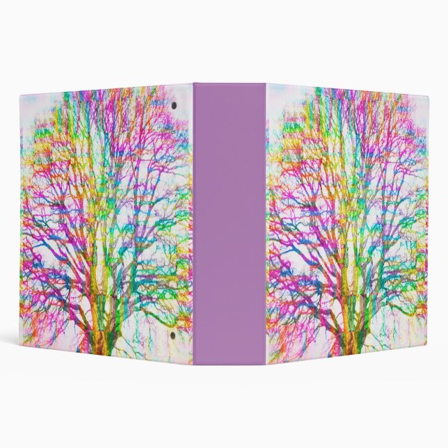 Lavender Trees School Binder (Background)