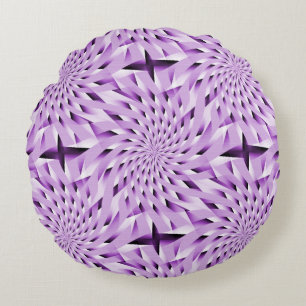Lavender Twirls...... Round Pillow