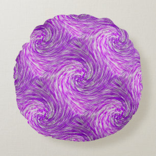 Lavender Twirls...... Round Pillow