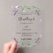 Lavender violet florals eucalyptus wedding