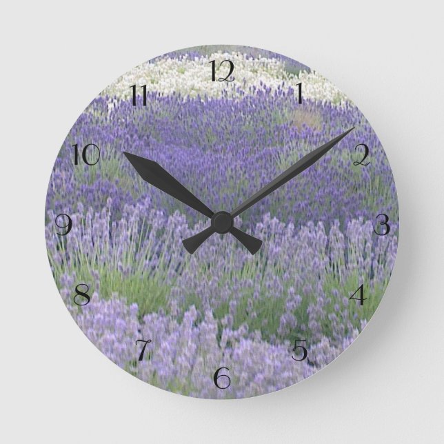 Lavender Wall Clock (Front)