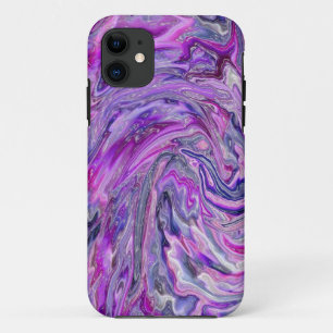 Lavender Wave Abstract Art iPhone 5 Case