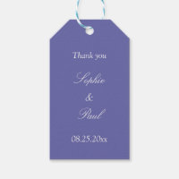 Lavender Wedding Favour Thank You Gift Tags