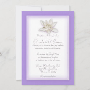 Lavender Wedding Invitations