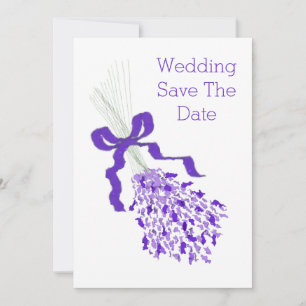 Lavender Wedding Save The Date