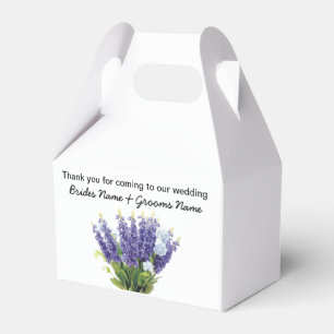 Lavender Wedding Souvenirs Keepsakes Giveaways Favor Box