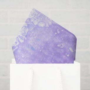 Lavender White and Blue Abstract Tissue Paper