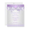 Lavender White Lilac Princess Baby Shower Ethnic