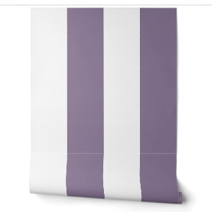 Lavender Wide Deckchair Stripe Wallpaper