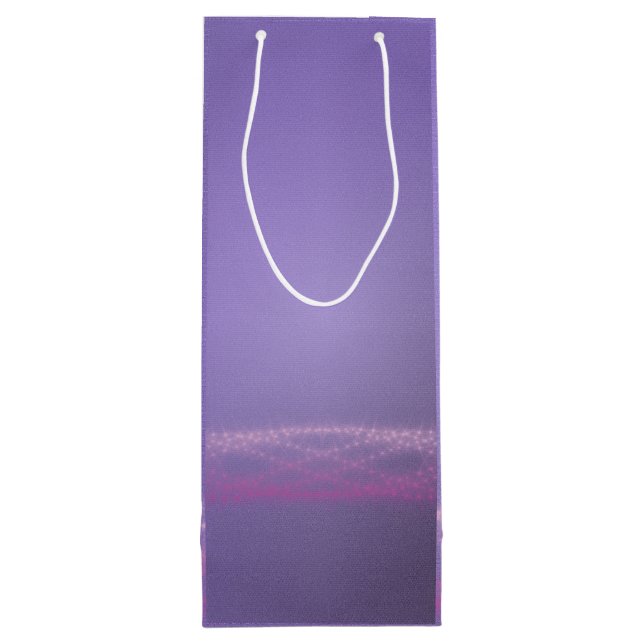 Lavender Wine Gift Bag (Back)