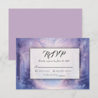 Lavender Winter Snowfall Serenade